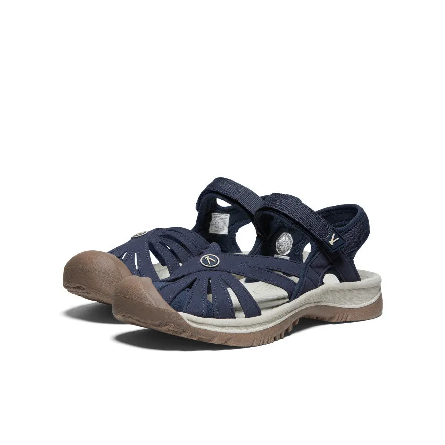 Damen-Rosensandale | Marineblau