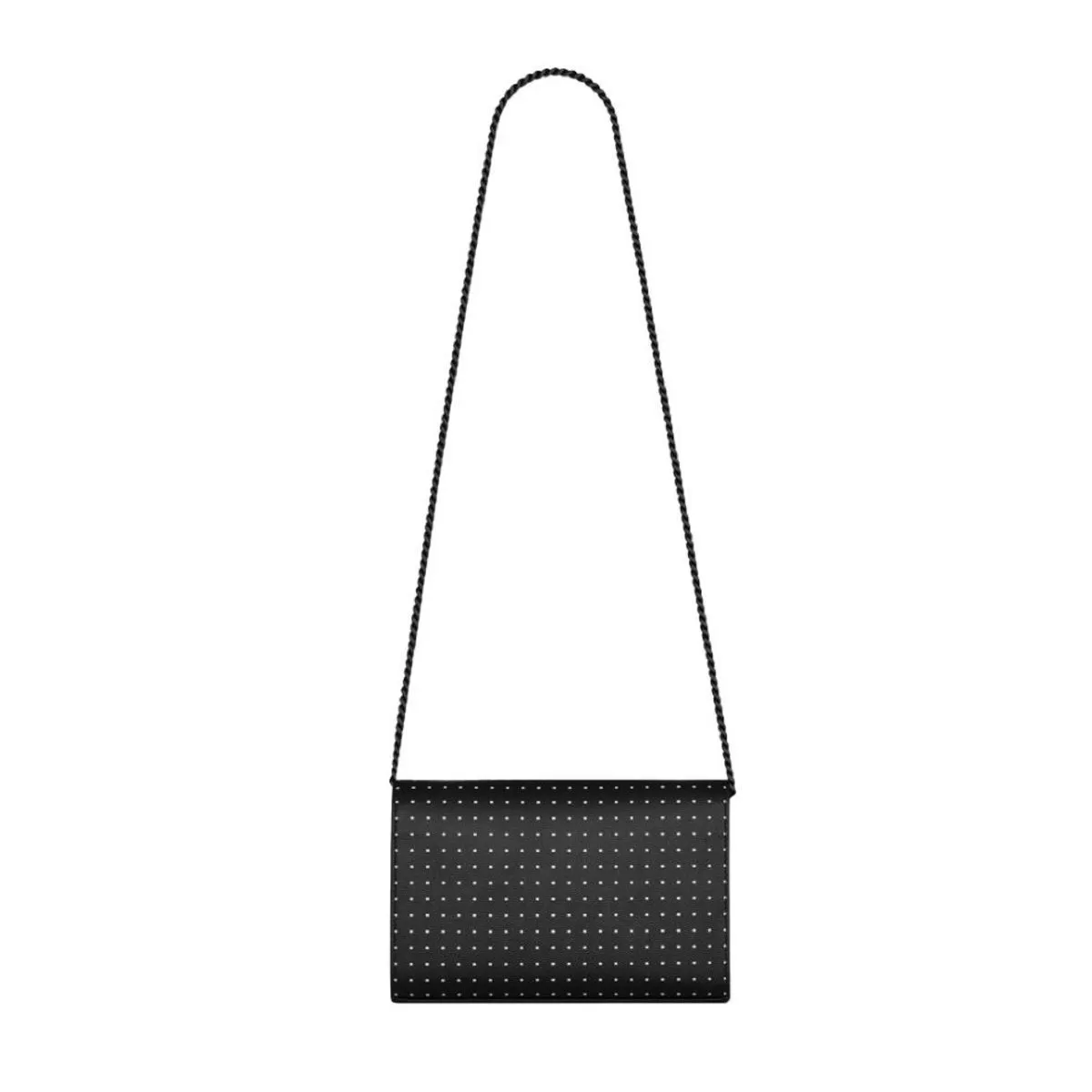 Ysl Tasche Saint Laurent Kate Monogram Grain De Poudre Leder-Crossbody in Schwarz 377829