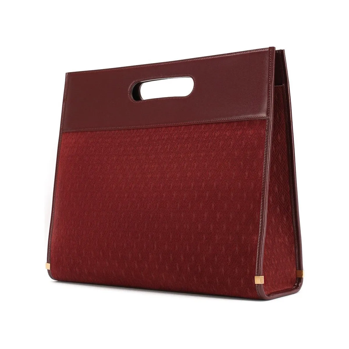 Ysl Tasche Saint Laurent Monogramm Königspalme Rot Wildleder Tragetasche 579609