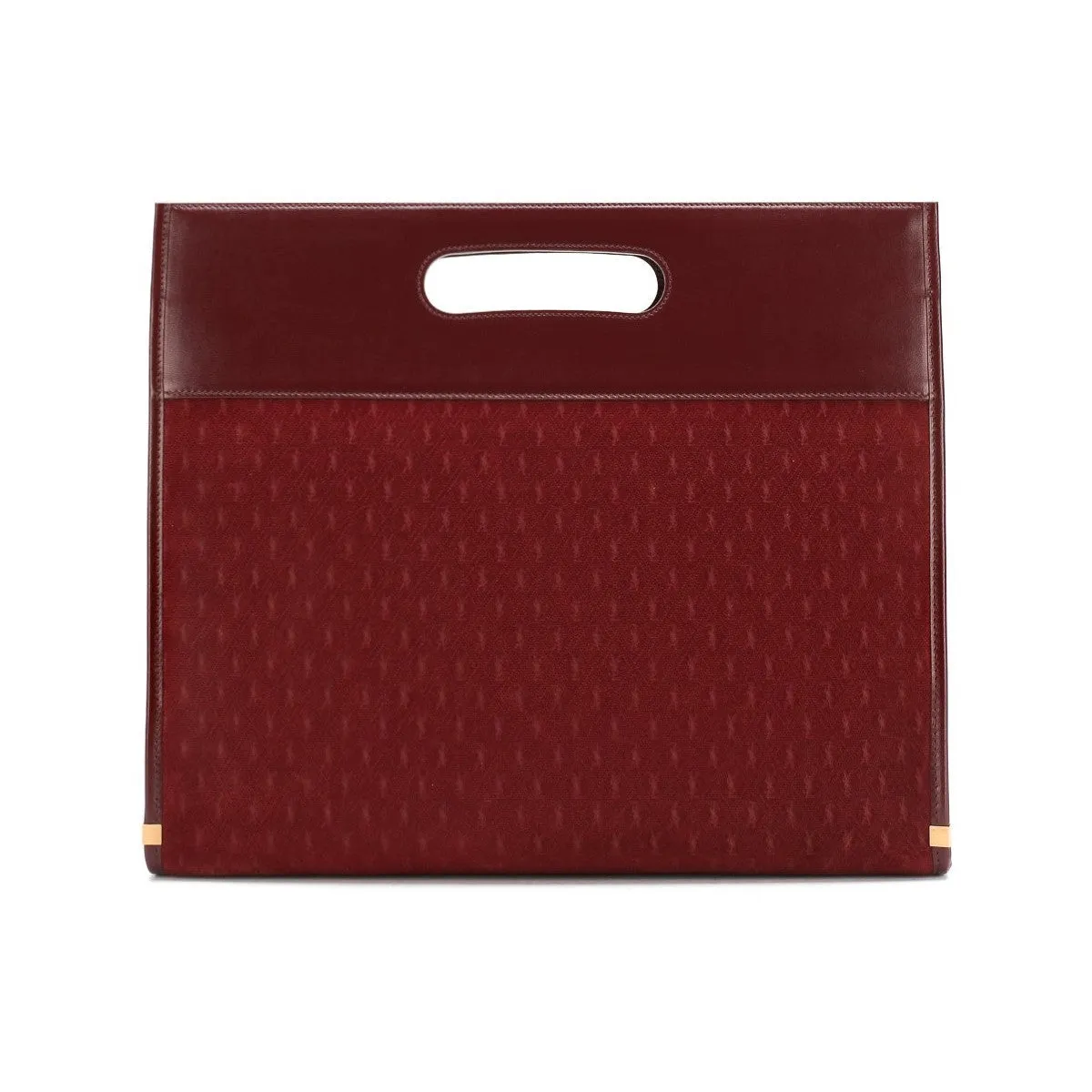 Ysl Tasche Saint Laurent Monogramm Königspalme Rot Wildleder Tragetasche 579609