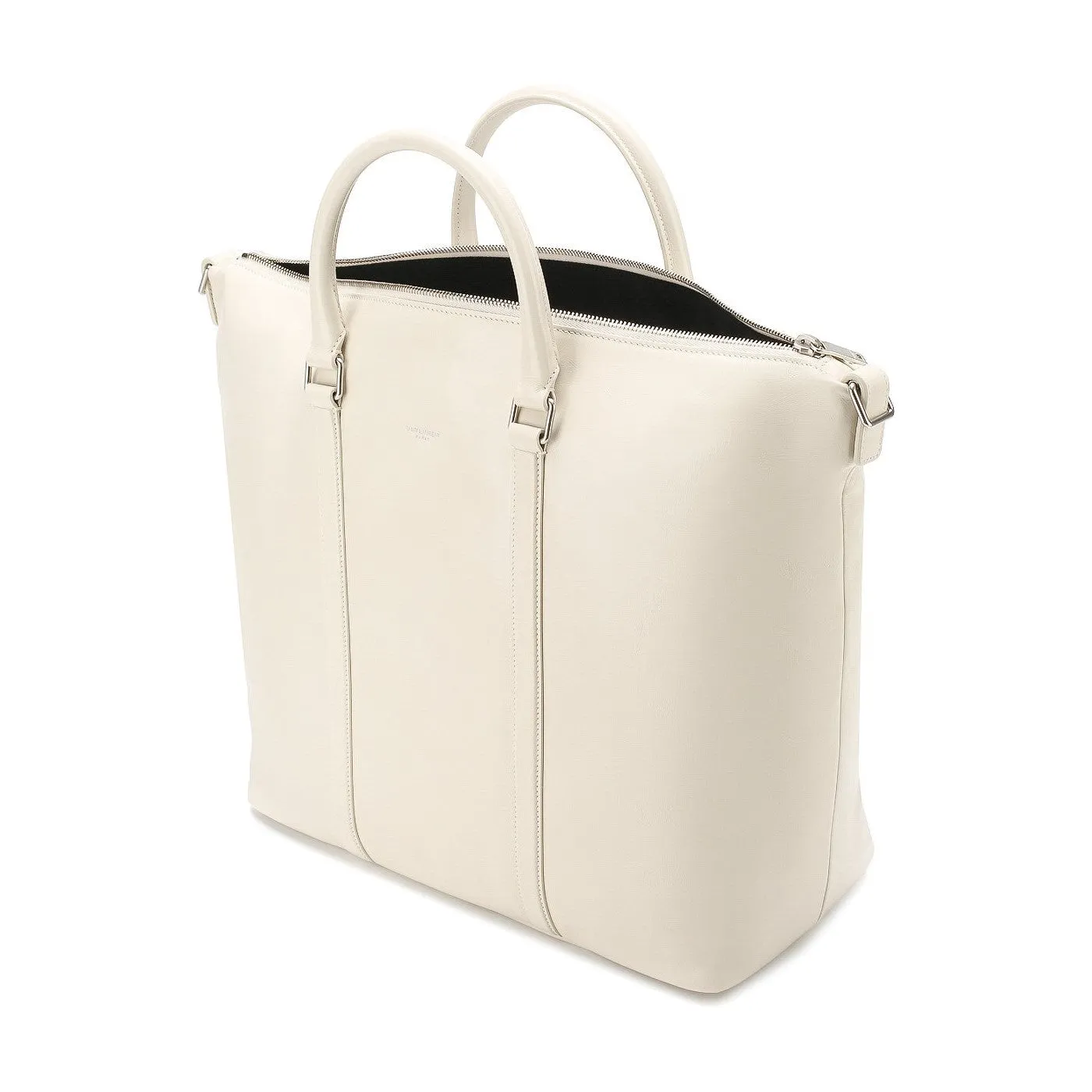Ysl Tasche Saint Laurent Geschmeidige Elfenbein-Ledertasche 608958