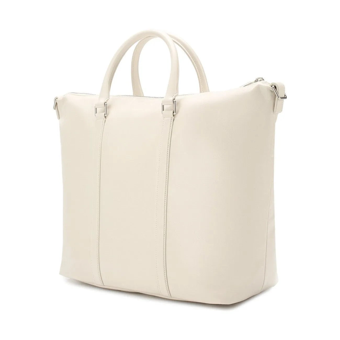 Ysl Tasche Saint Laurent Geschmeidige Elfenbein-Ledertasche 608958