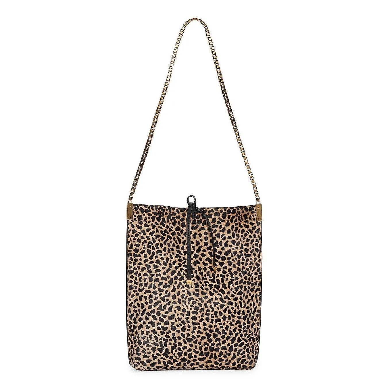 Ysl Taschen Saint Laurent Suzanne Ponyhaar Leopardenmuster kleine Hobo-Tasche 636498