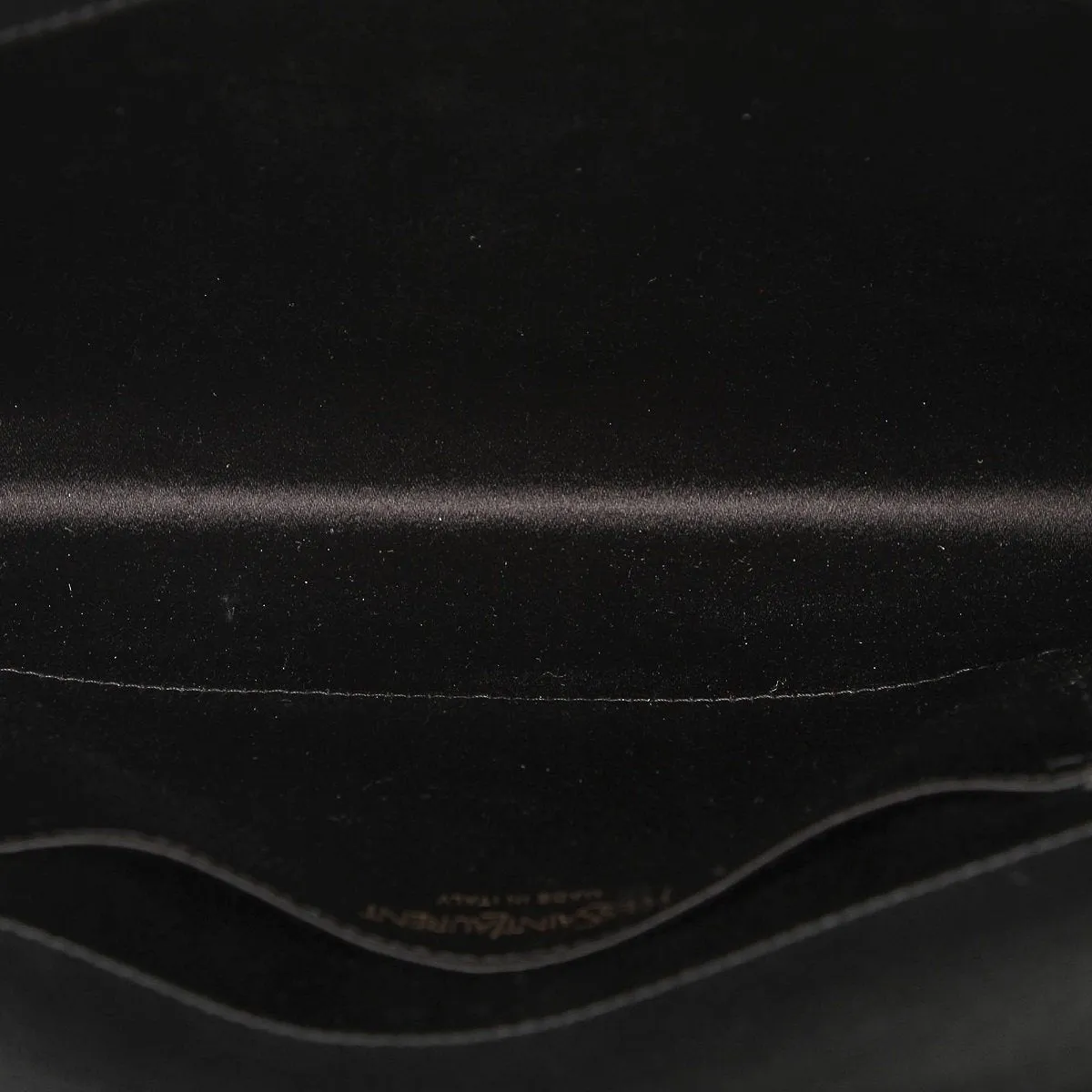 YSL Taschen Saint Laurent YSL Belle de Jour Leder Clutch Schwarz Groß 568937