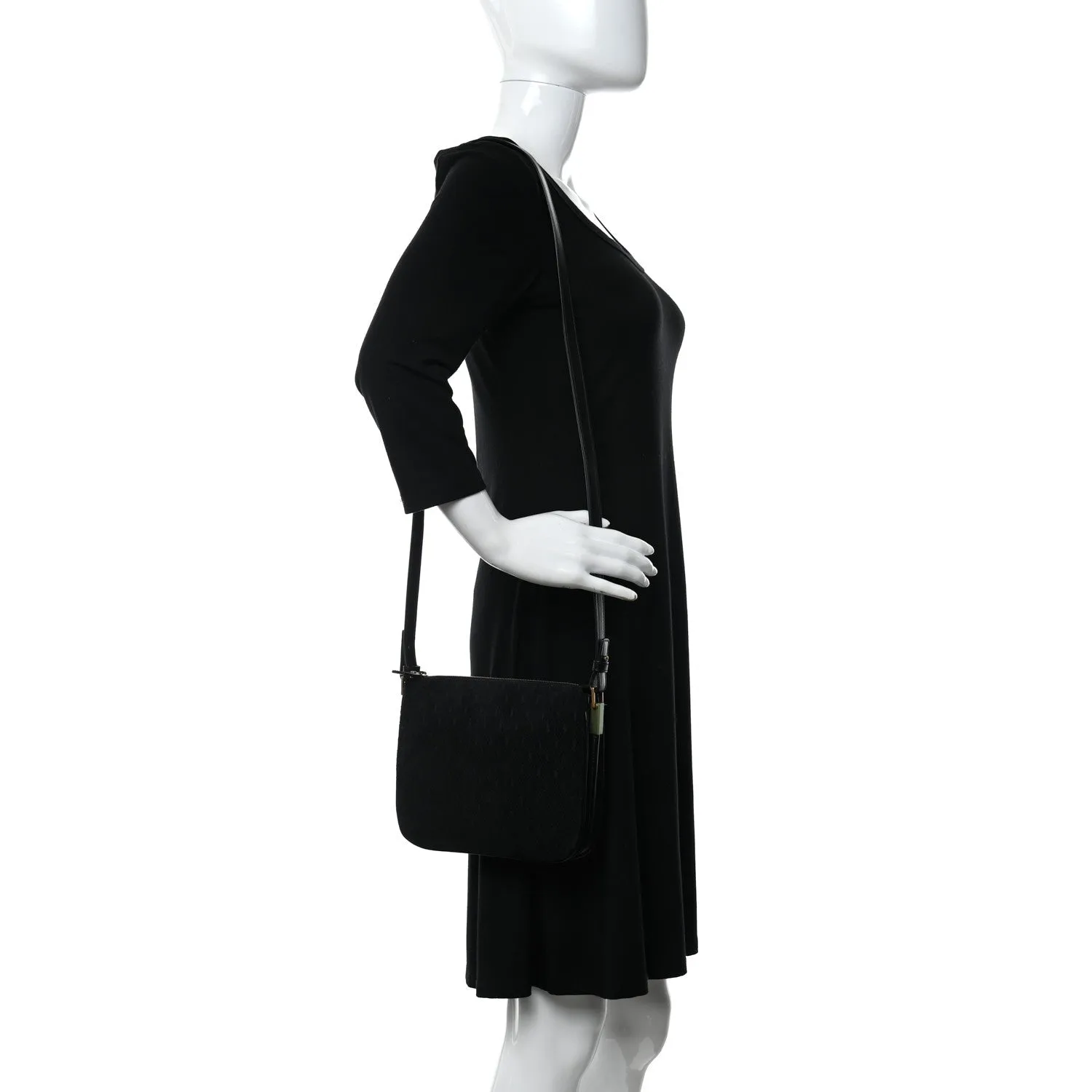 Ysl Taschen Saint Laurent YSL King Palm Wildleder Monogramm Schwarze Umhängetasche 585541